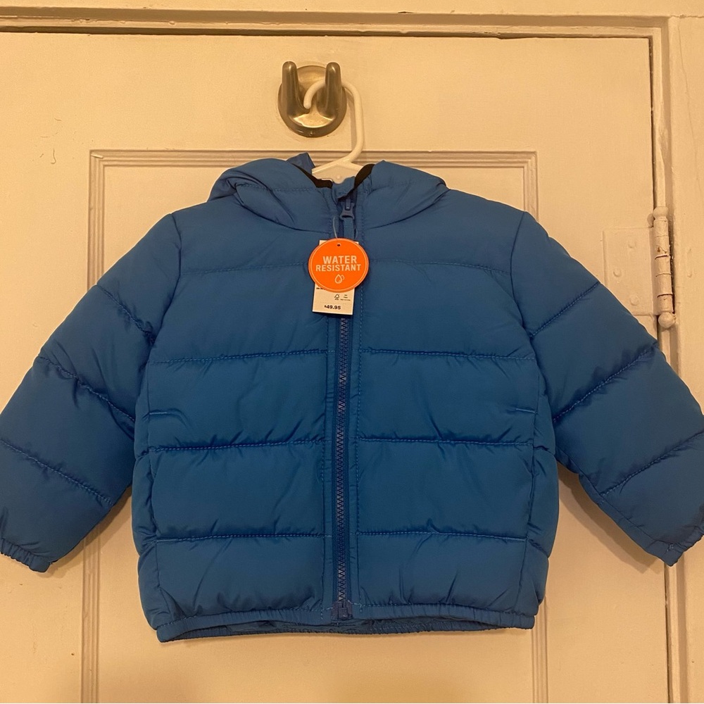 Kids Blue Puffer Jacket